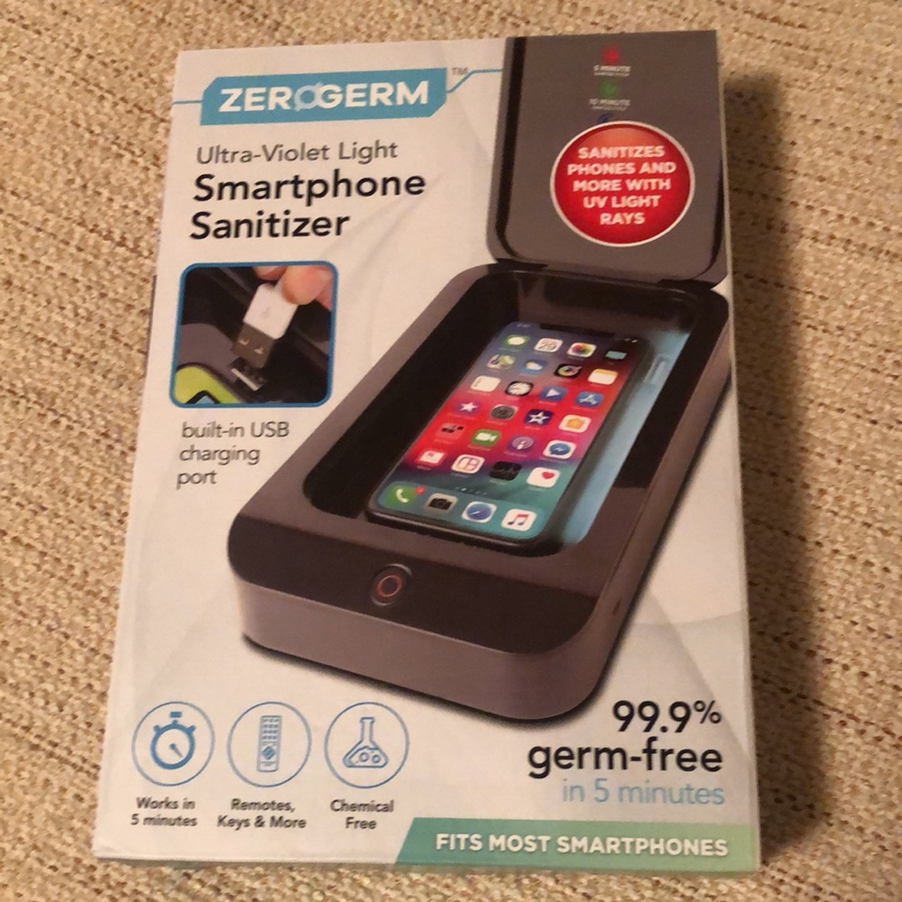 NIB Zerogerm Smartphone Sanitizer